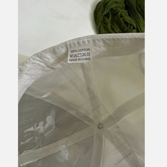 White Rhinestone Baseball Cap – Elegant Bling Hat for Women - Picture 7 of 7